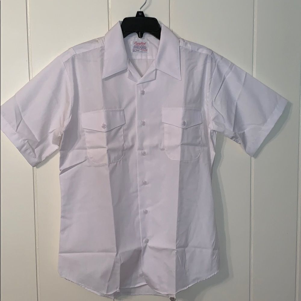 NWOT‎ Vtg 70s Creighton U.S.N. white unifor…